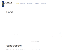 Tablet Screenshot of gekosgroup.com